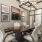 conference room with a large, wooden table and modern decor