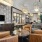 lounge rendering with ample seating and modern decor and lighting