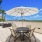 outdoor lounge area with modern seating