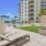 outside courtyard with ample seating and closeness to other amenities