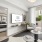 open living concept showing living room and kitchen combined with ample space for seating and modern living room decor