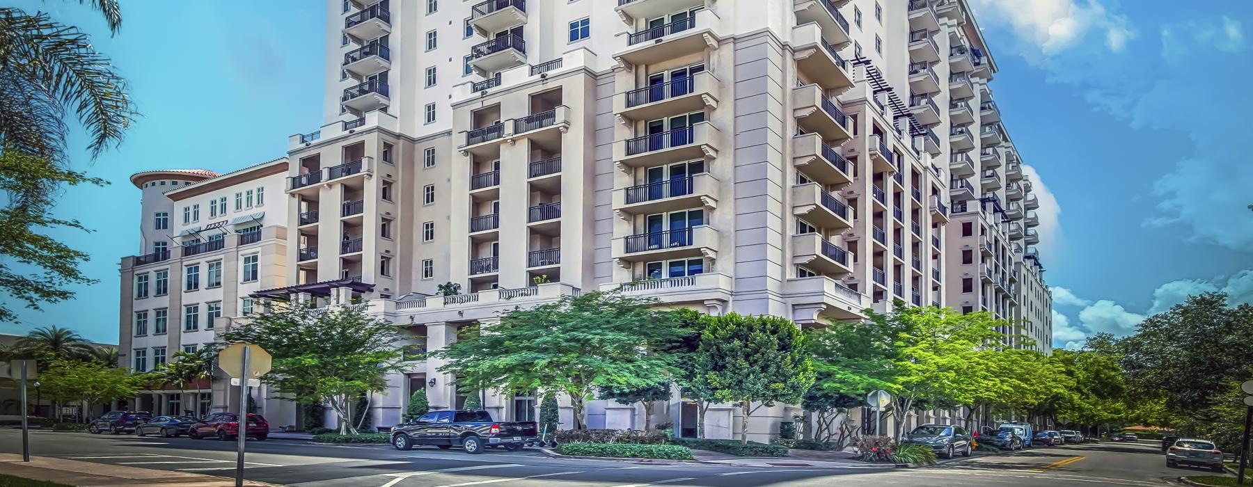 a tall building with many windows