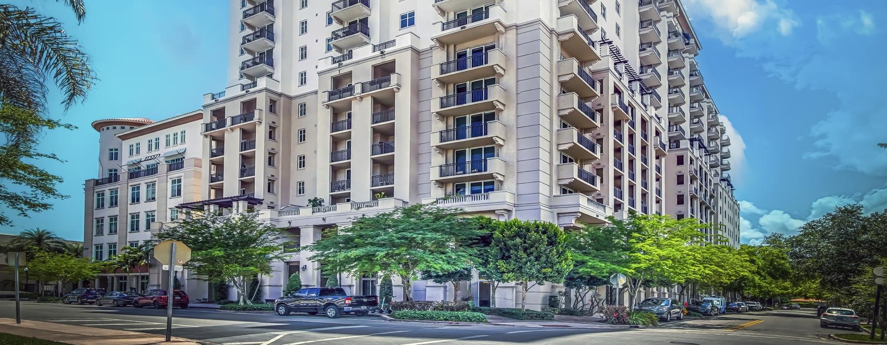 a tall building with many windows